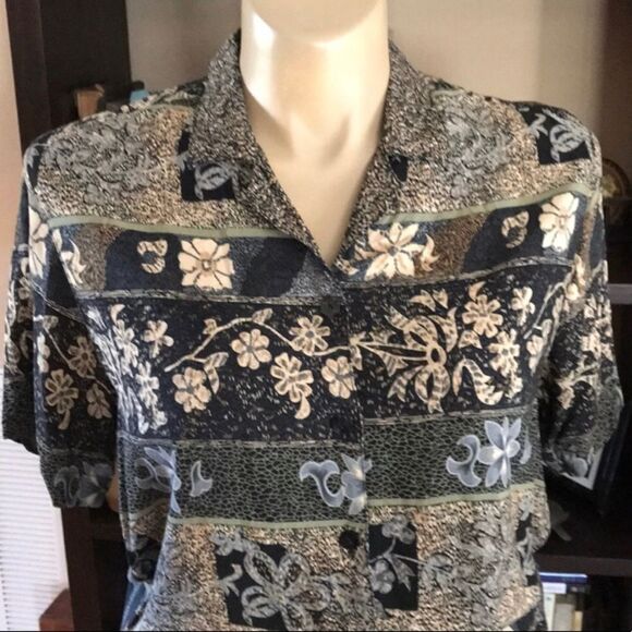 Analogy Top Size XL Black, Grey and Tan - Picture 3 of 5